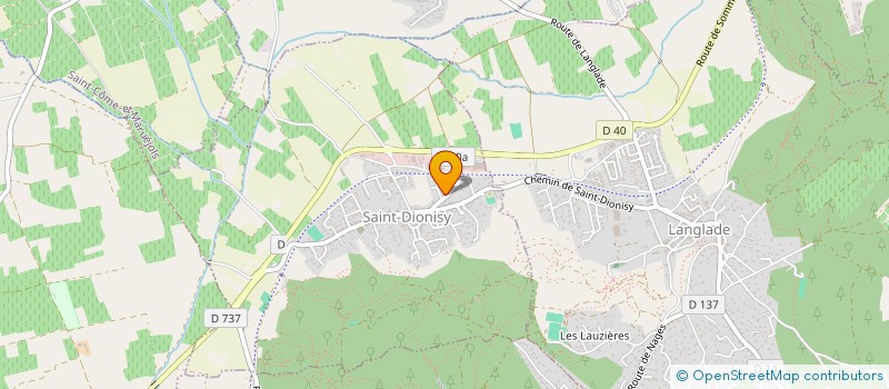 localisation de l'entreprise PERSE GROUPE  LANGLADE