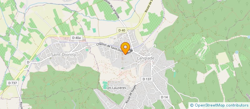 localisation de l'entreprise PERSE TRANSPORT  LANGLADE