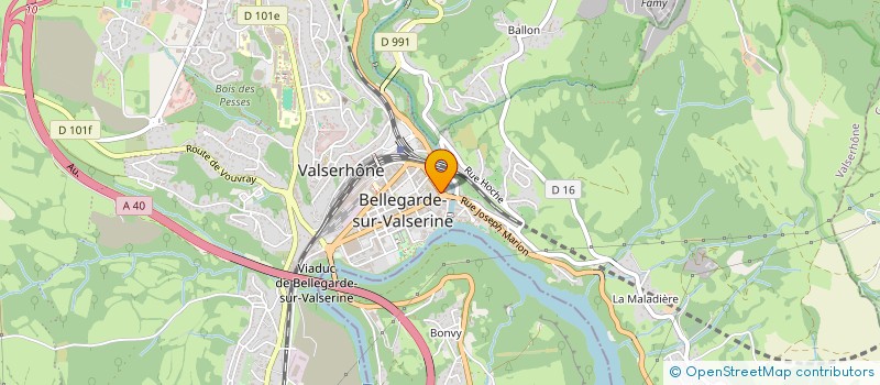 localisation de l'entreprise PERSEE à VALSERHONE