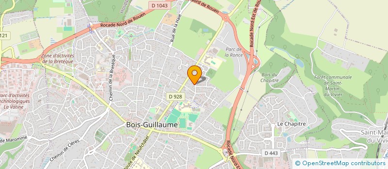 localisation de l'entreprise PERSEE à BOIS-GUILLAUME