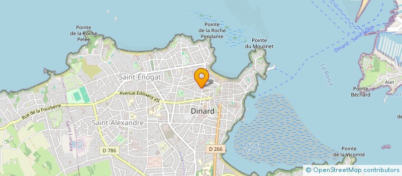 localisation de l'entreprise PERSEE  DINARD