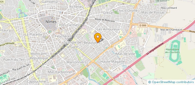 localisation de l'entreprise PERSEE RECRUTEMENT  NIMES