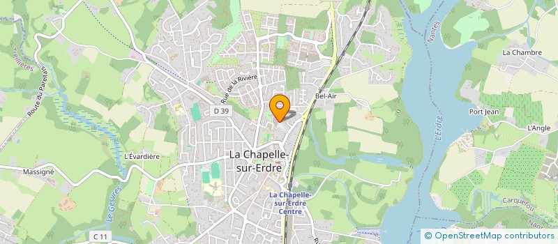 localisation de l'entreprise PERSEIDES à LA CHAPELLE-SUR-ERDRE