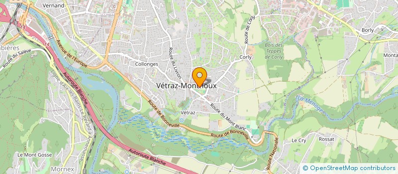 localisation de l'entreprise PERSEIDES  VETRAZ-MONTHOUX