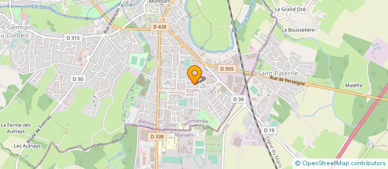 localisation de l'entreprise PERSEIGNE AUTO-ECOLE à ALENCON