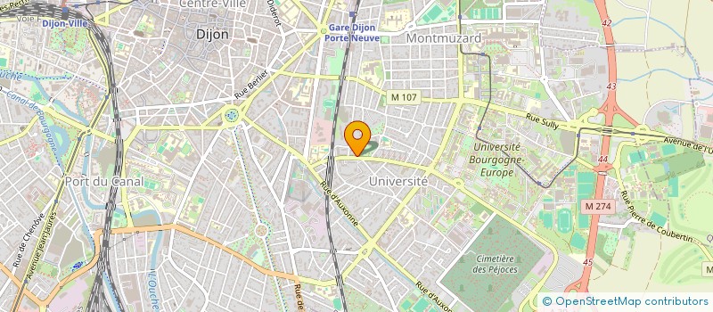 localisation de l'entreprise PERSEPHONE à DIJON