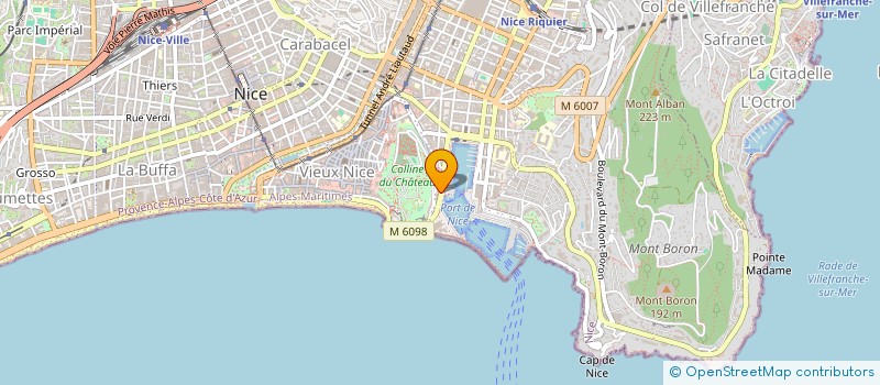 localisation de l'entreprise PERSEPHONE à NICE