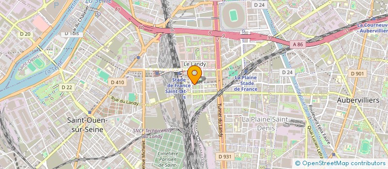 localisation de l'entreprise PERSEPOLIS  SAINT-DENIS