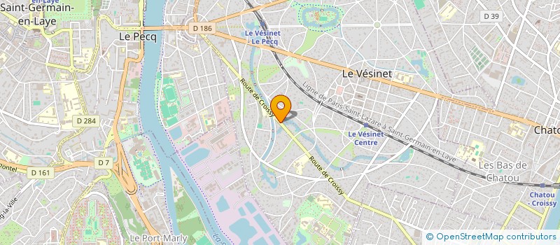 localisation de l'entreprise PERSES FORMATION  LE VESINET