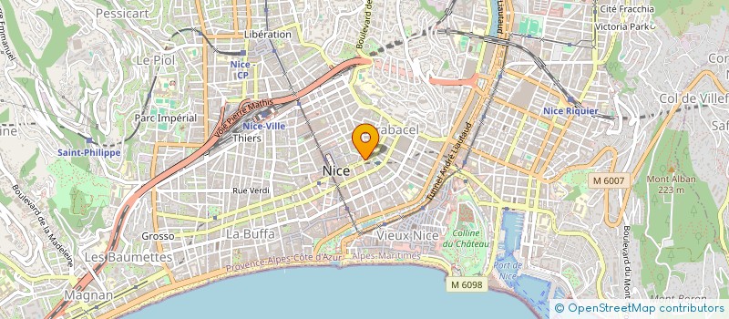 localisation de l'entreprise PERSEUS  NICE