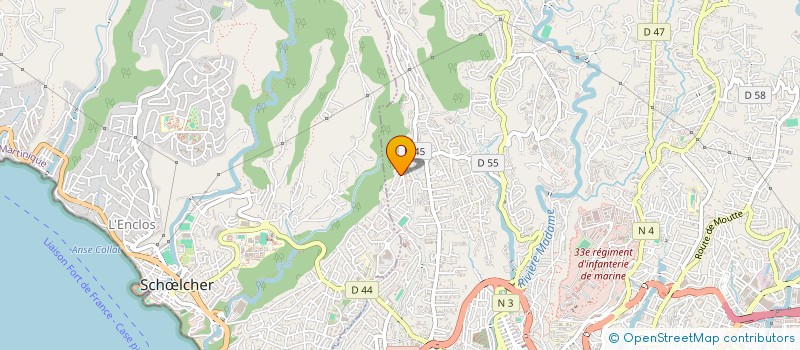 localisation de l'entreprise PERSEVALLIS IMMO  FORT-DE-FRANCE