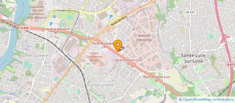 localisation de l'entreprise PERSEVERANCE à NANTES