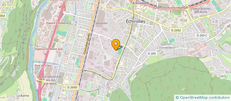 localisation de l'entreprise PERSEVERE à ECHIROLLES
