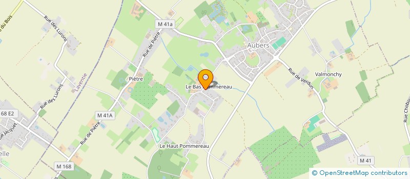 localisation de l'entreprise PERSEVERENCE à AUBERS