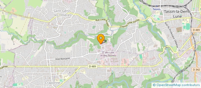 localisation de l'entreprise PERSHIMMO  CRAPONNE