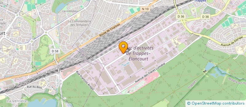 localisation de l'entreprise PERSI  TRAPPES