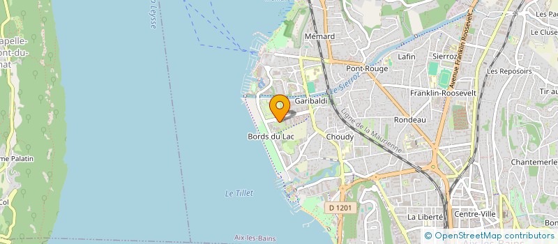 localisation de l'entreprise PERSIA  AIX-LES-BAINS