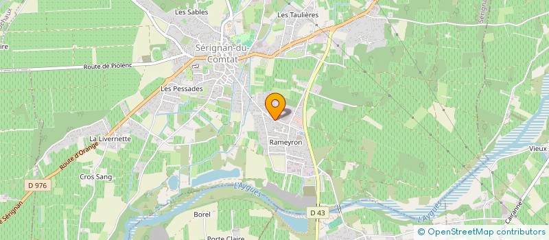 localisation de l'entreprise PERSIA CARRELAGE  SERIGNAN-DU-COMTAT