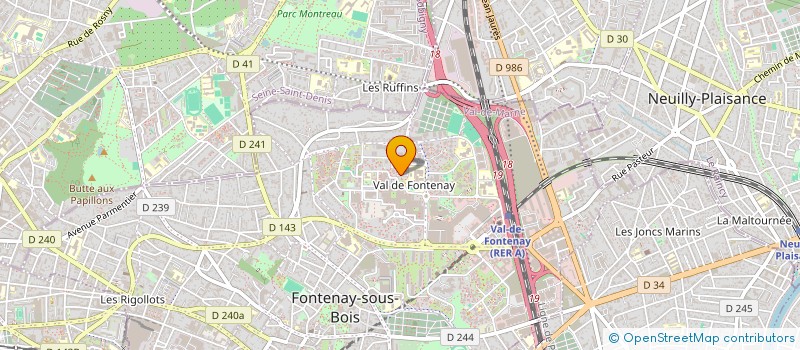 localisation de l'entreprise PERSIAN ACADEMY à FONTENAY-SOUS-BOIS