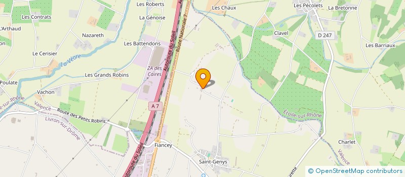 localisation de l'entreprise PERSICA  LIVRON-SUR-DROME