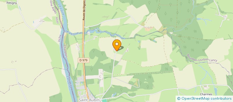 localisation de l'entreprise PERSICA PAYSAGE  SAINT-AUBIN-SUR-LOIRE