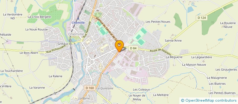 localisation de l'entreprise PERSIMA  CHEMILLE-EN-ANJOU