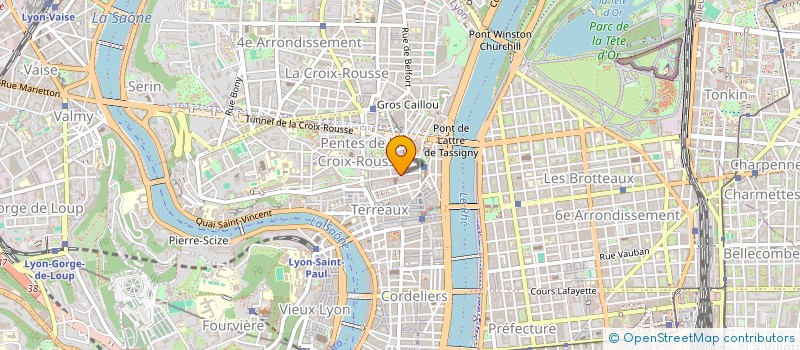 localisation de l'entreprise PERSISTANCE à LYON