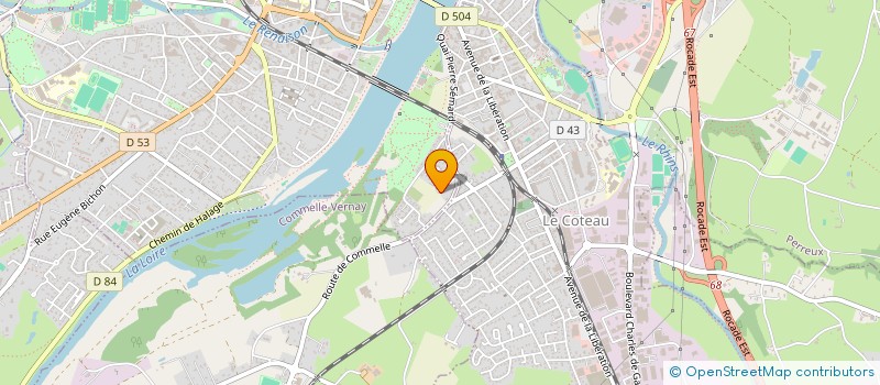 localisation de l'entreprise PERSISTE à ROANNE