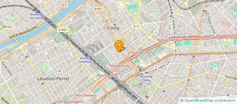 localisation de l'entreprise PERSO & CO à CLICHY