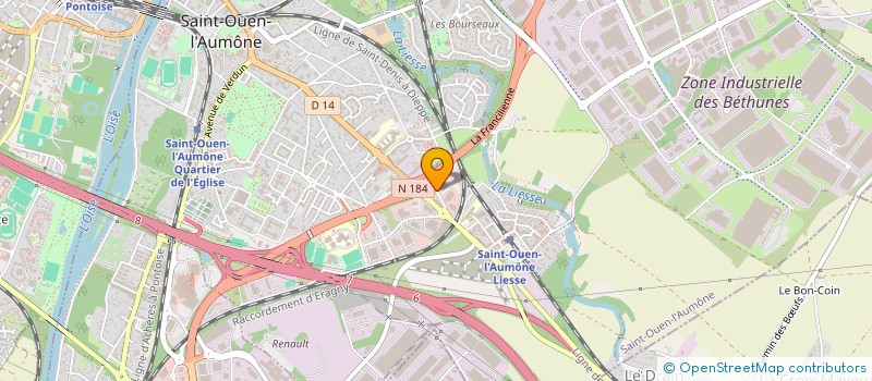 localisation de l'entreprise PERSO CONCEPT  SAINT-OUEN-L'AUMONE