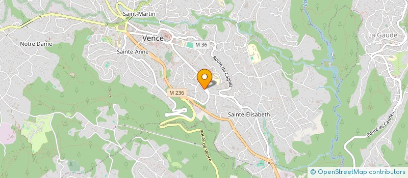 localisation de l'entreprise PERSO INVESTISSEMENTS  VENCE