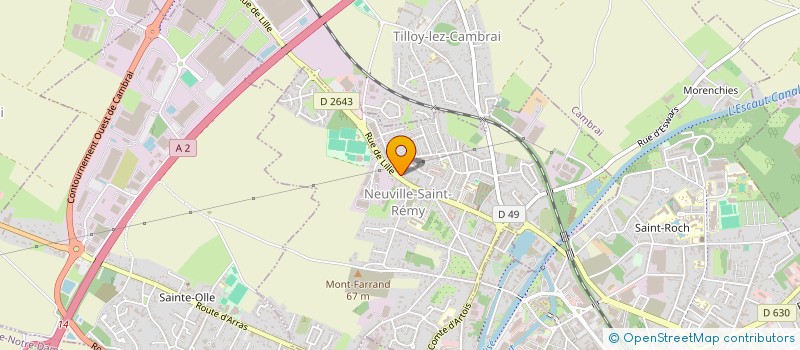 localisation de l'entreprise PERSO PRIME  NEUVILLE-SAINT-REMY