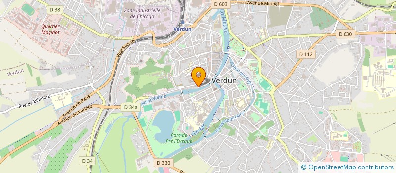 localisation de l'entreprise PERSOGRAF à VERDUN