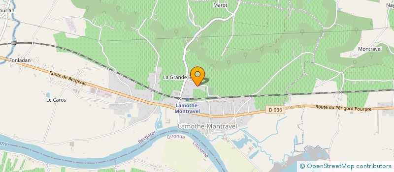 localisation de l'entreprise PERSOL  LAMOTHE-MONTRAVEL