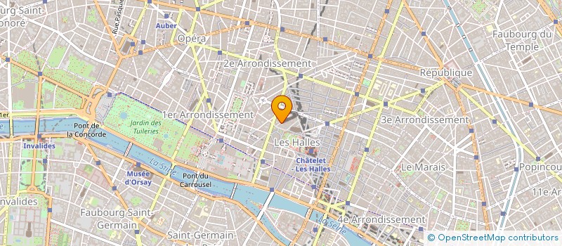 localisation de l'entreprise PERSON PROGRA CALCUL PARIS CHA à PARIS