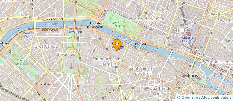 localisation de l'entreprise PERSONA à PARIS