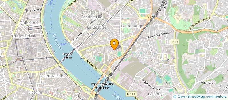 localisation de l'entreprise PERSONA  BORDEAUX