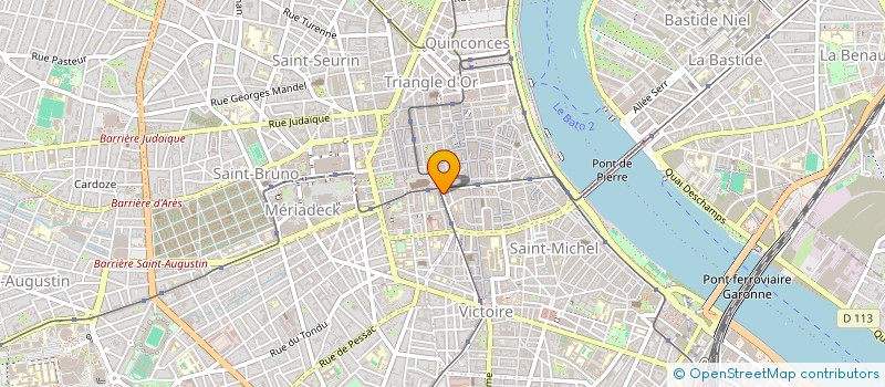 localisation de l'entreprise PERSONA  BORDEAUX