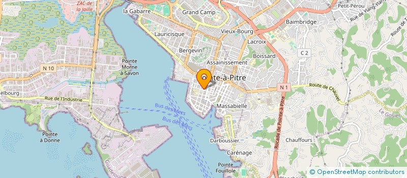 localisation de l'entreprise PERSONA CATALYST  POINTE-A-PITRE