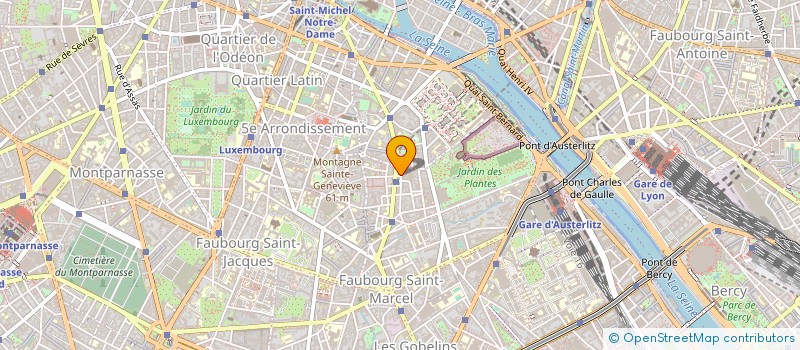 localisation de l'entreprise PERSONA FILMS  PARIS