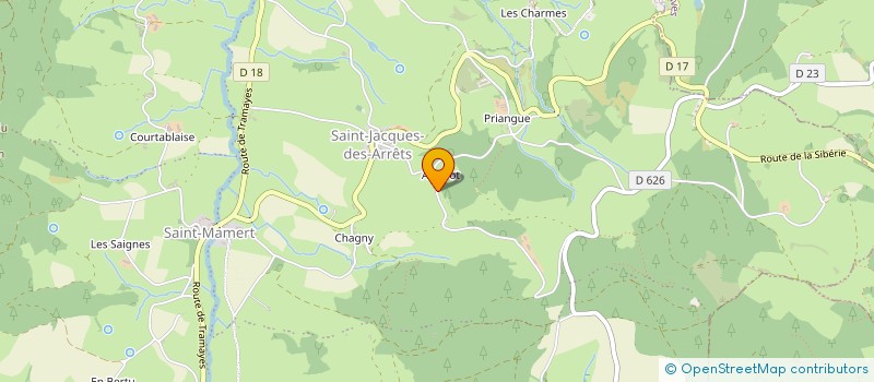 localisation de l'entreprise PERSONA GRATA  DEUX-GROSNES