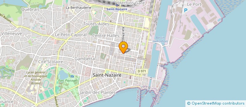 localisation de l'entreprise PERSONA GRATA à SAINT-NAZAIRE