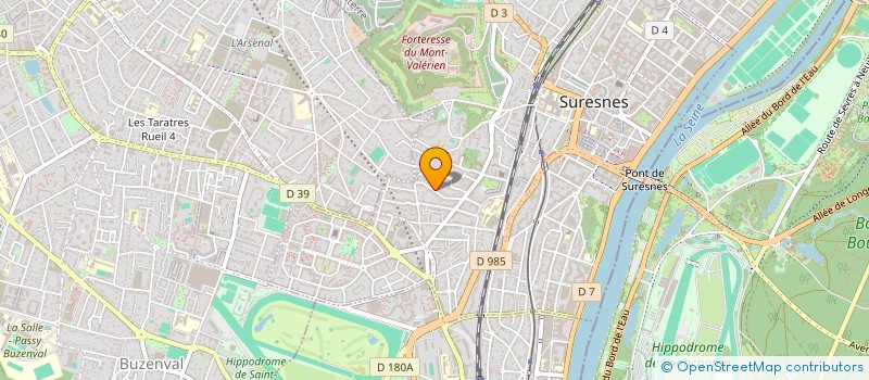 localisation de l'entreprise PERSONA GRATA à SURESNES