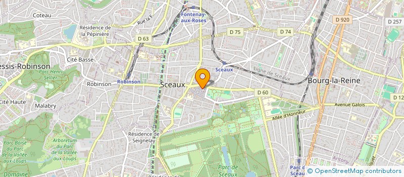 localisation de l'entreprise PERSONA IMMOBILIER à SCEAUX
