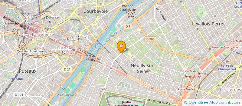 localisation de l'entreprise PERSONA TRES GRATA à NEUILLY-SUR-SEINE