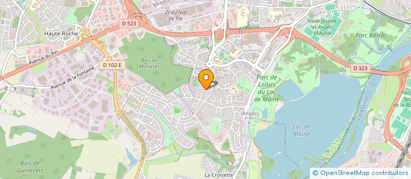 localisation de l'entreprise PERSONAE  ANGERS