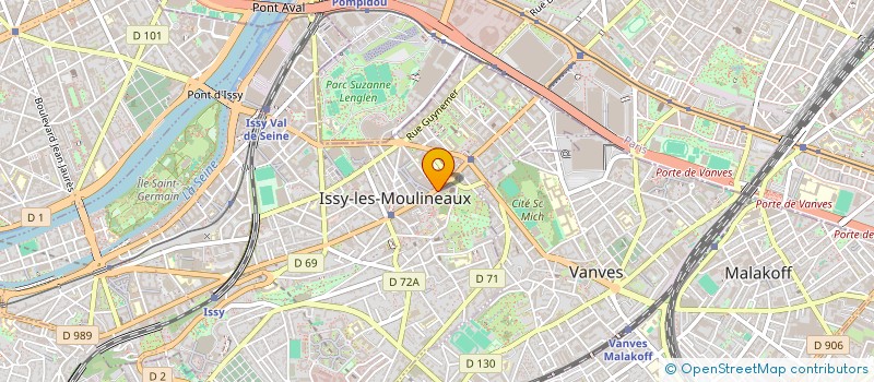 localisation de l'entreprise PERSONAL COMPUTER AIDE DITE P C A à ISSY-LES-MOULINEAUX