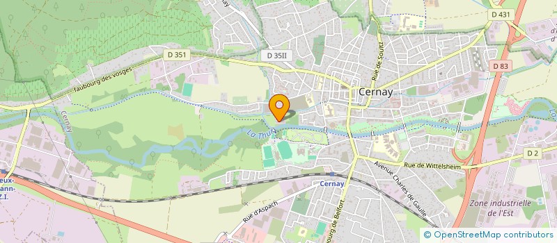 localisation de l'entreprise PERSONAL CONCEPT à CERNAY