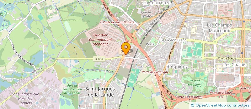 localisation de l'entreprise PERSONAL JOB  SAINT-JACQUES-DE-LA-LANDE