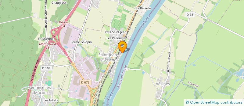 localisation de l'entreprise PERSONAL PROJECT à MACON